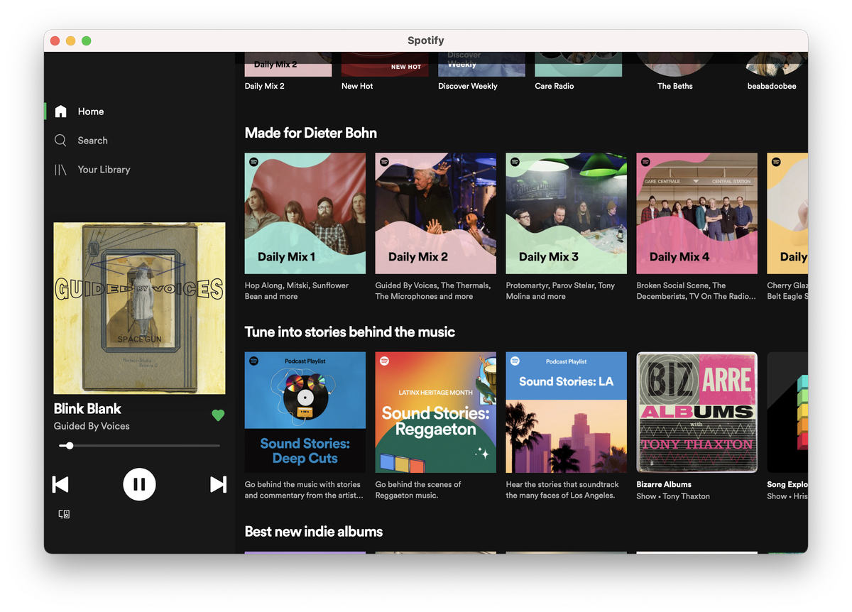 is there a spotify app for mac